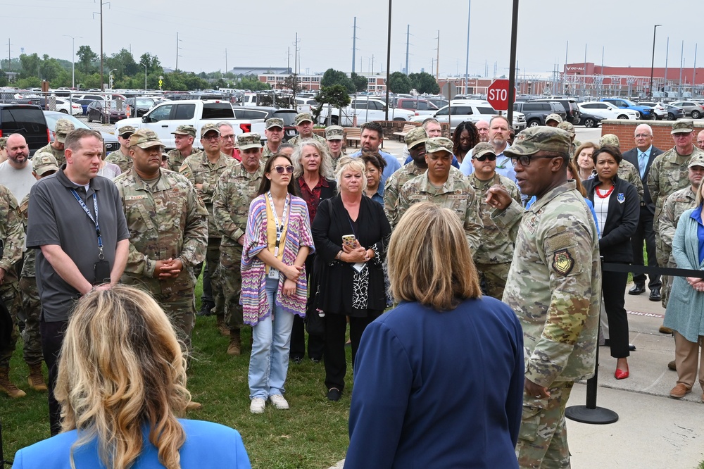 Air Force Sustainment Center buries time capsule for 40th Anniversary