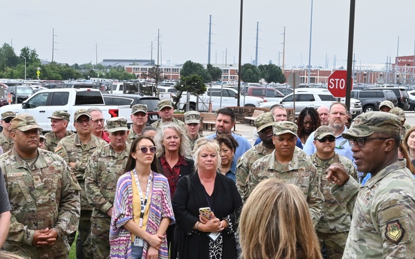 Air Force Sustainment Center buries time capsule for 40th Anniversary