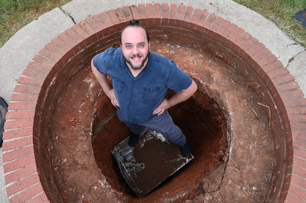 Air Force Sustainment Center buries time capsule for 40th Anniversary