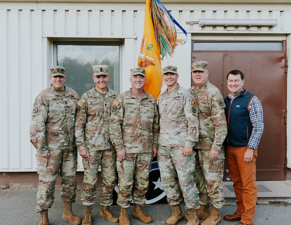 Tennessee senior leaders visit 278th ACR Task Force Saber command team at Grafenwoehr