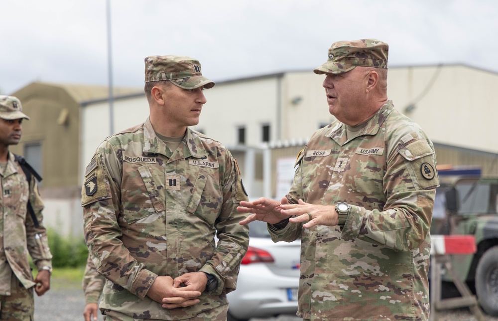 Brig. Gen. Ross visits Task Force Saber at Grafenwoehr