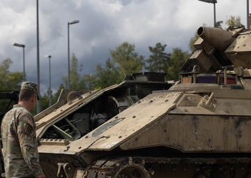 BG Turner and CSM Crockett visit Iron Phoenix at Grafenwoehr
