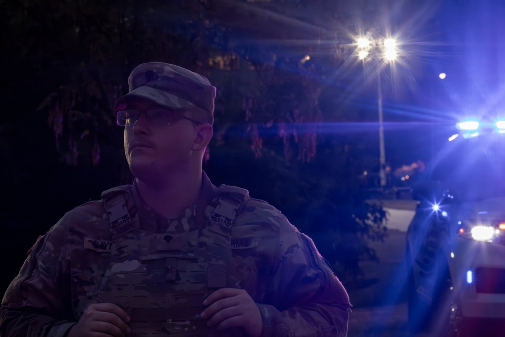 South Carolina Soldiers Coordinate With District of Columbia Metropolitan Police
