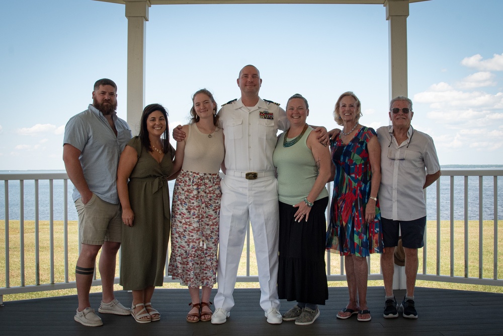 Cherry Point Sailor Promotes to Lieutenant Commander
