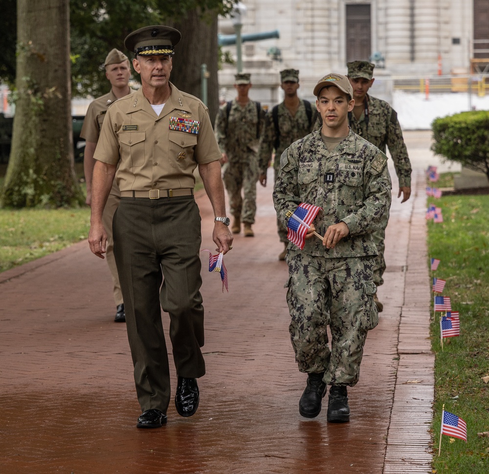 U.S. Naval Academy Stribling Walk 9-11 remembrance