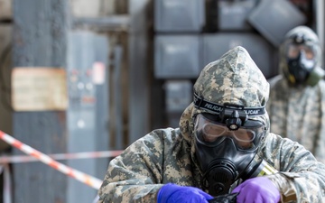 110th Chemical Battalion Conducts Live Chemical Agent Training during Toxic Valley 25