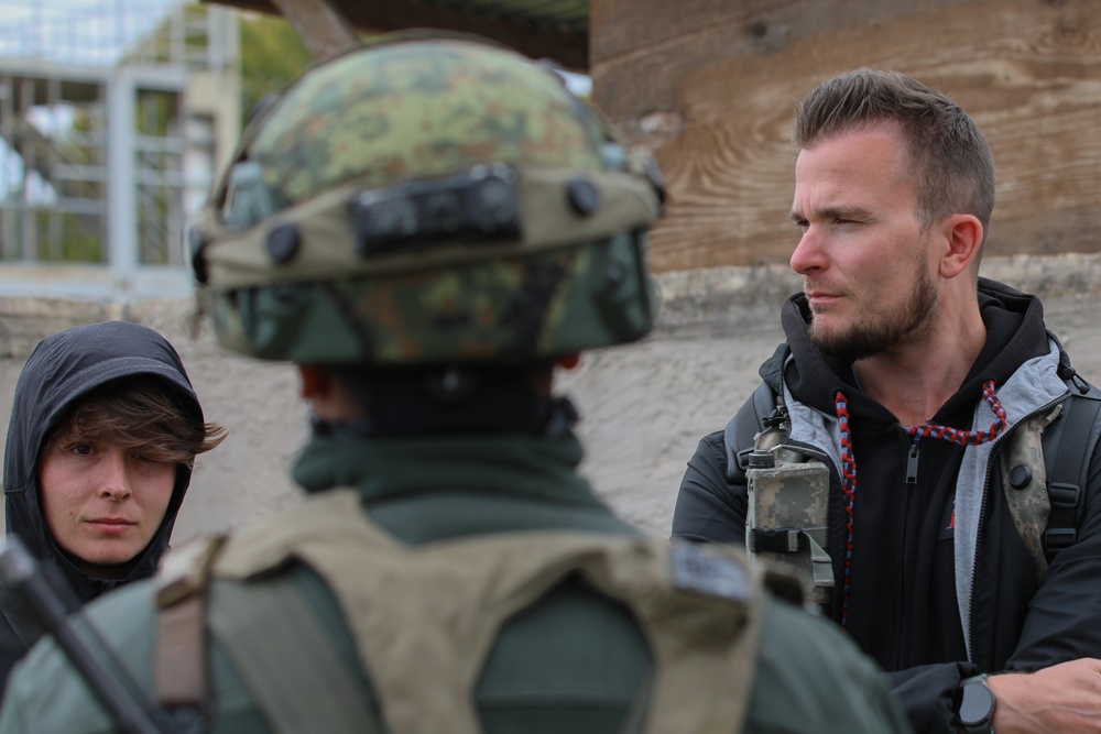 Training to Stabilize: Civil Affairs and PSYOP Key in Civilian Crisis Scenario at JMRC, Saber Junction 25