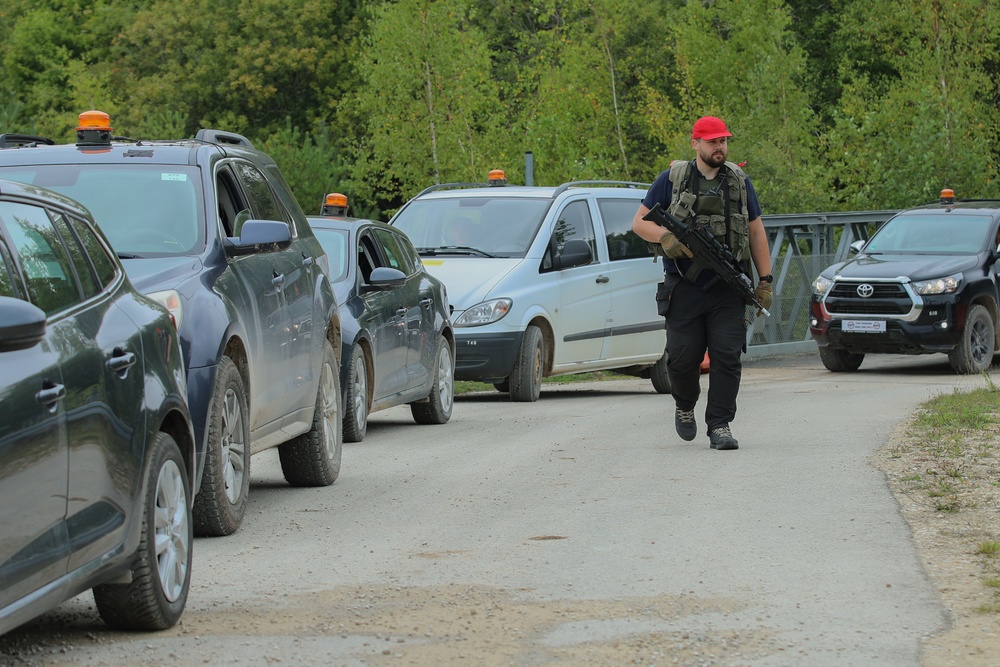 Displaced Civilians Search for Refuge After Evacuation