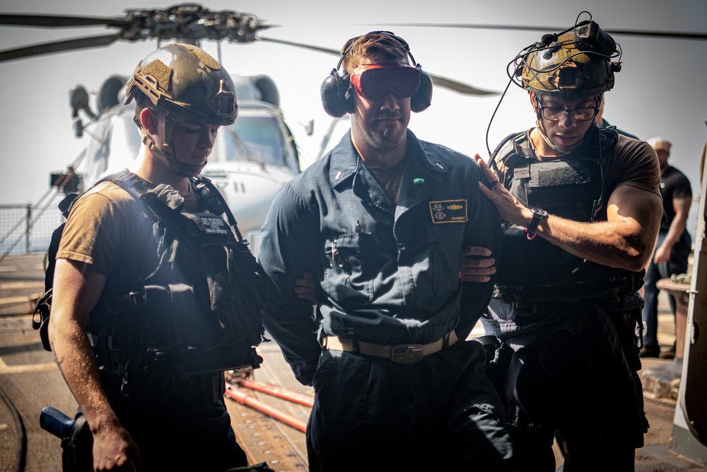 USS Gridley VBSS Training