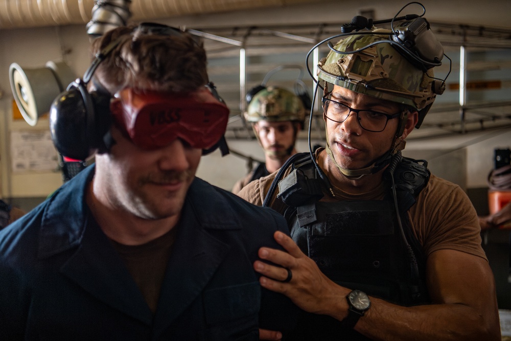 USS Gridley VBSS Training