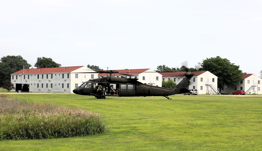July 2025 Black Hawk training operations at Fort McCoy