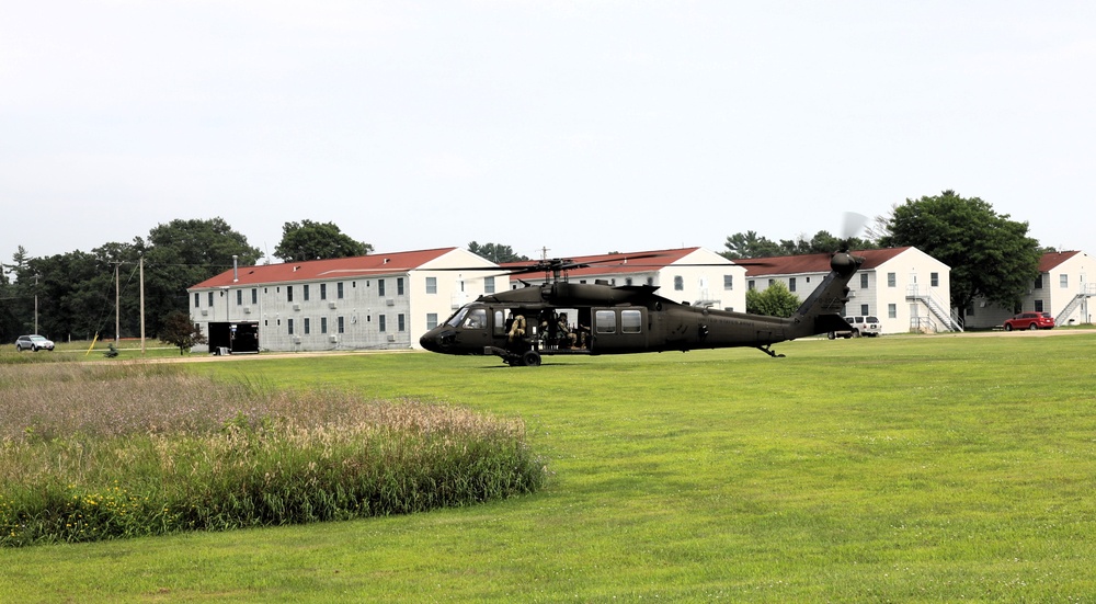 July 2025 Black Hawk training operations at Fort McCoy