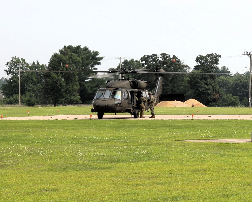 July 2025 Black Hawk training operations at Fort McCoy