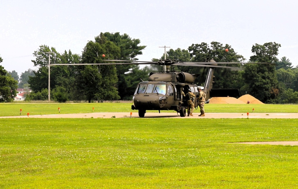 July 2025 Black Hawk training operations at Fort McCoy