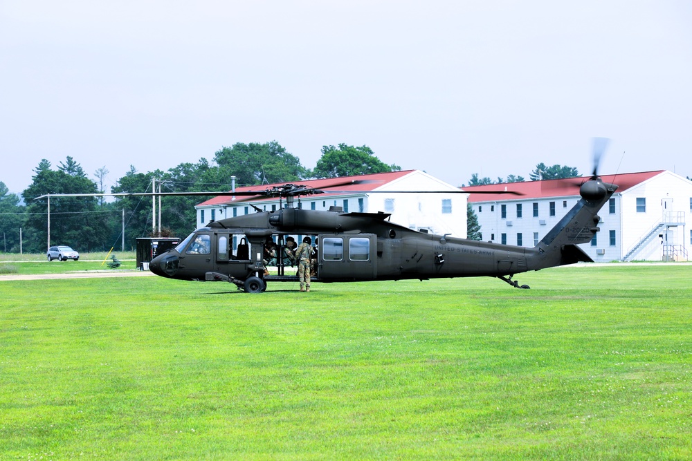 July 2025 Black Hawk training operations at Fort McCoy