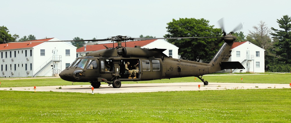 July 2025 Black Hawk training operations at Fort McCoy