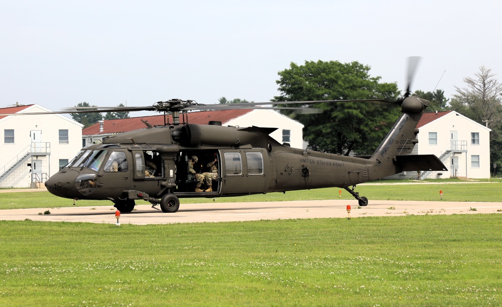 July 2025 Black Hawk training operations at Fort McCoy