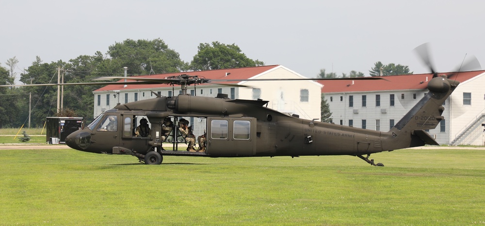 July 2025 Black Hawk training operations at Fort McCoy