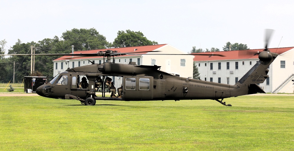 July 2025 Black Hawk training operations at Fort McCoy