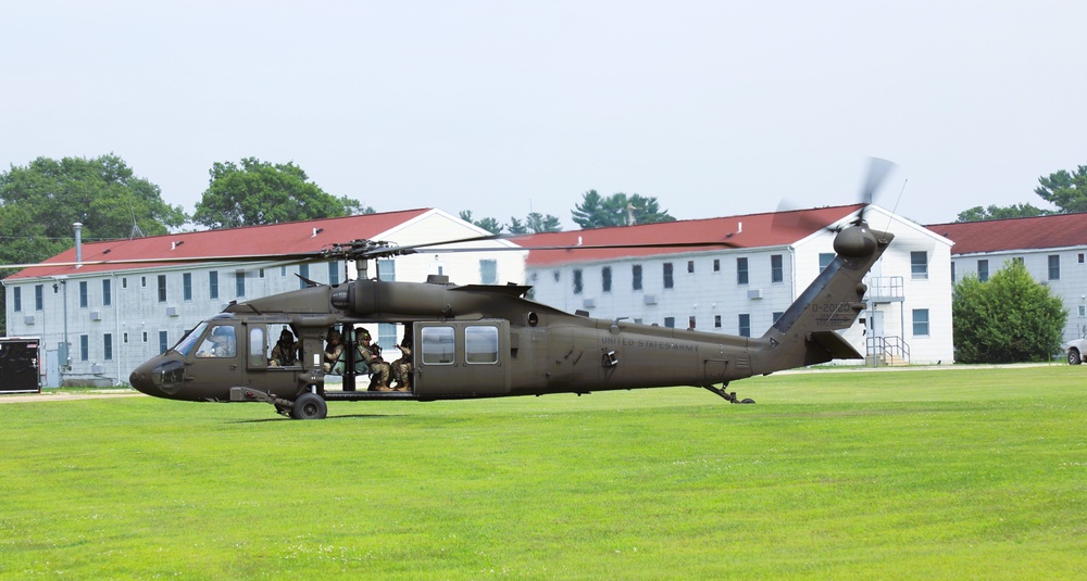July 2025 Black Hawk training operations at Fort McCoy