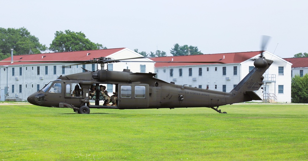 July 2025 Black Hawk training operations at Fort McCoy