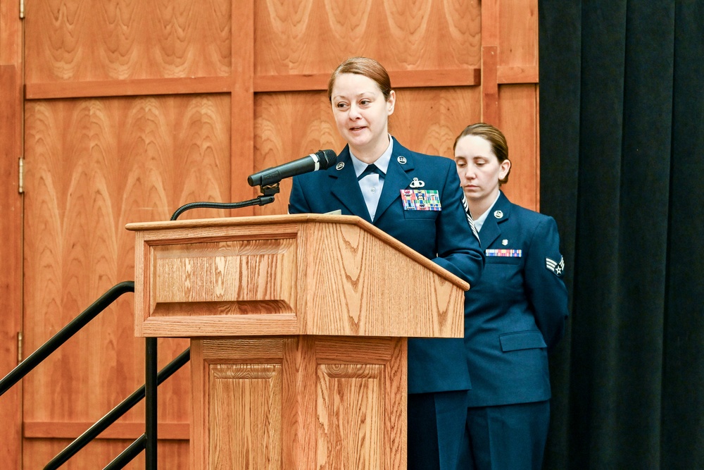Chief Master Sgt. Tina Gilson assumes role as 75th ABW command chief