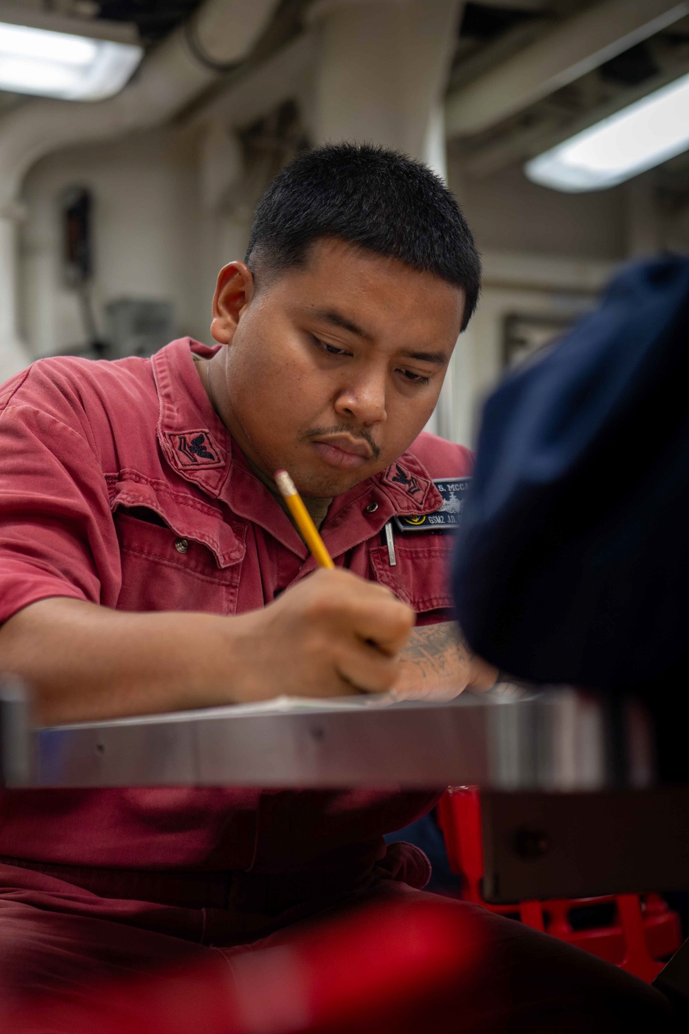 USS Gridley Advancement Examinations