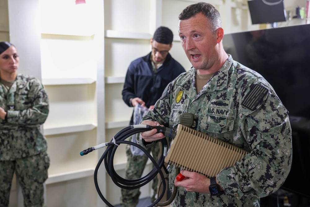DRAKE Training Aboard PCU John F. Kennedy