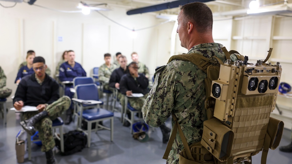 DRAKE Training Aboard PCU John F. Kennedy