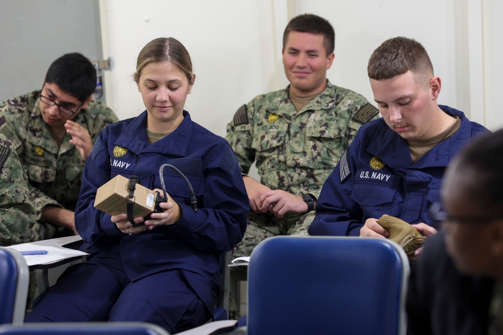 DRAKE Training Aboard PCU John F. Kennedy