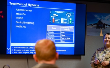 Aerospace physiology training at Travis AFB