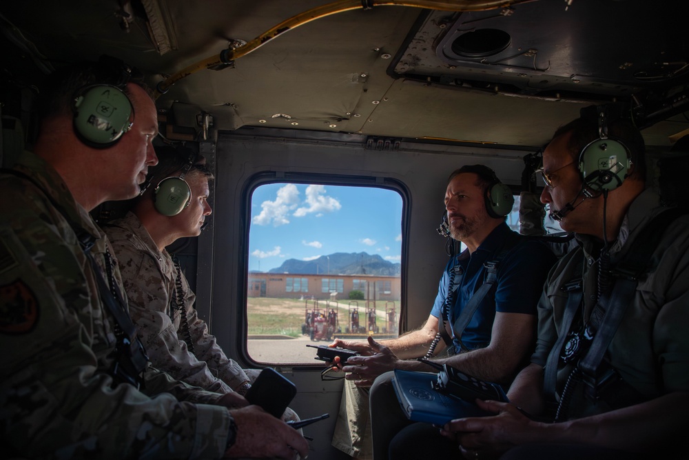 Under Secretary of War for Intelligence and Security Bradley Hansell visits JTF-SB leaders