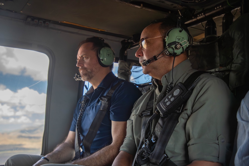 Under Secretary of War for Intelligence and Security Bradley Hansell visits JTF-SB leaders