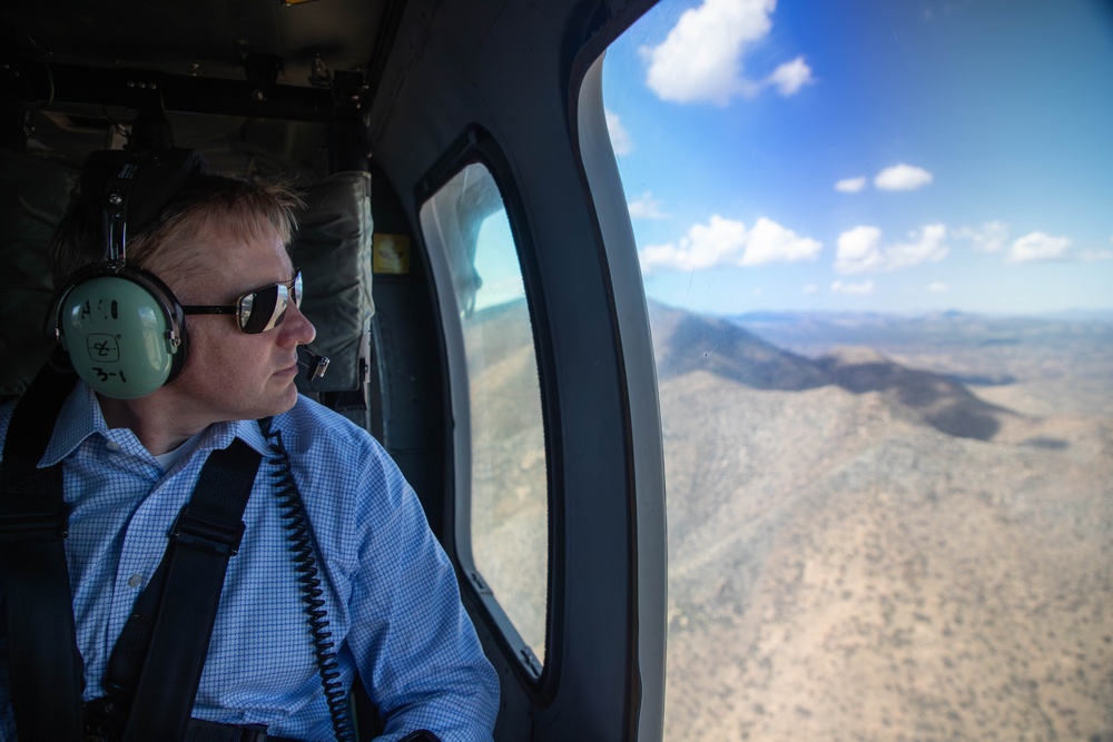 Under Secretary of War for Intelligence and Security Bradley Hansell visits JTF-SB leaders