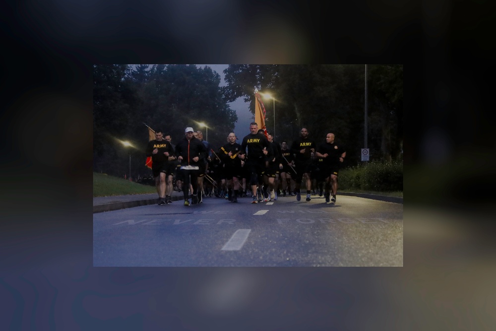 16th Sustainment Brigade Rallies Units from Across Baumholder for 9/11 Remembrance Run