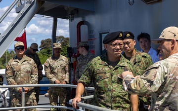 JGSDF Maj. Gen. visits the 8th TSC