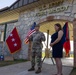 Outgoing Commander Gives Speech during Award Ceremony