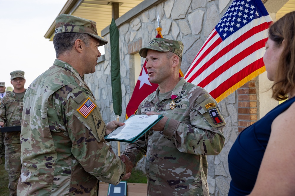 First Army Commander Presents Legion of Merit to Brigade Commander