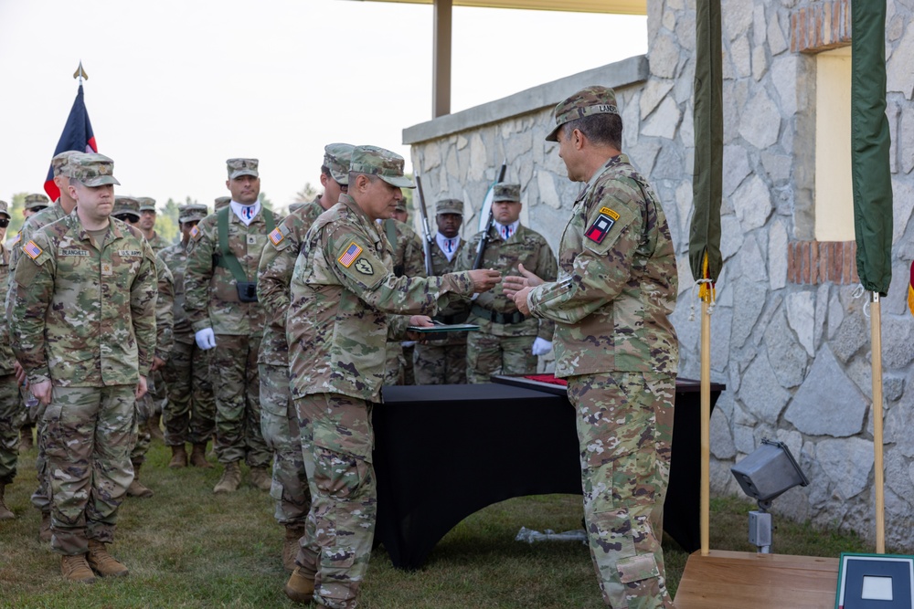 First Army Commander Presents Legion of Merit to Brigade Commander