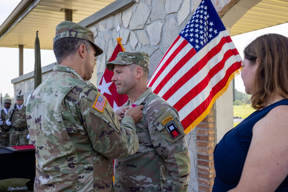 First Army Commander Presents Legion of Merit to Brigade Commander
