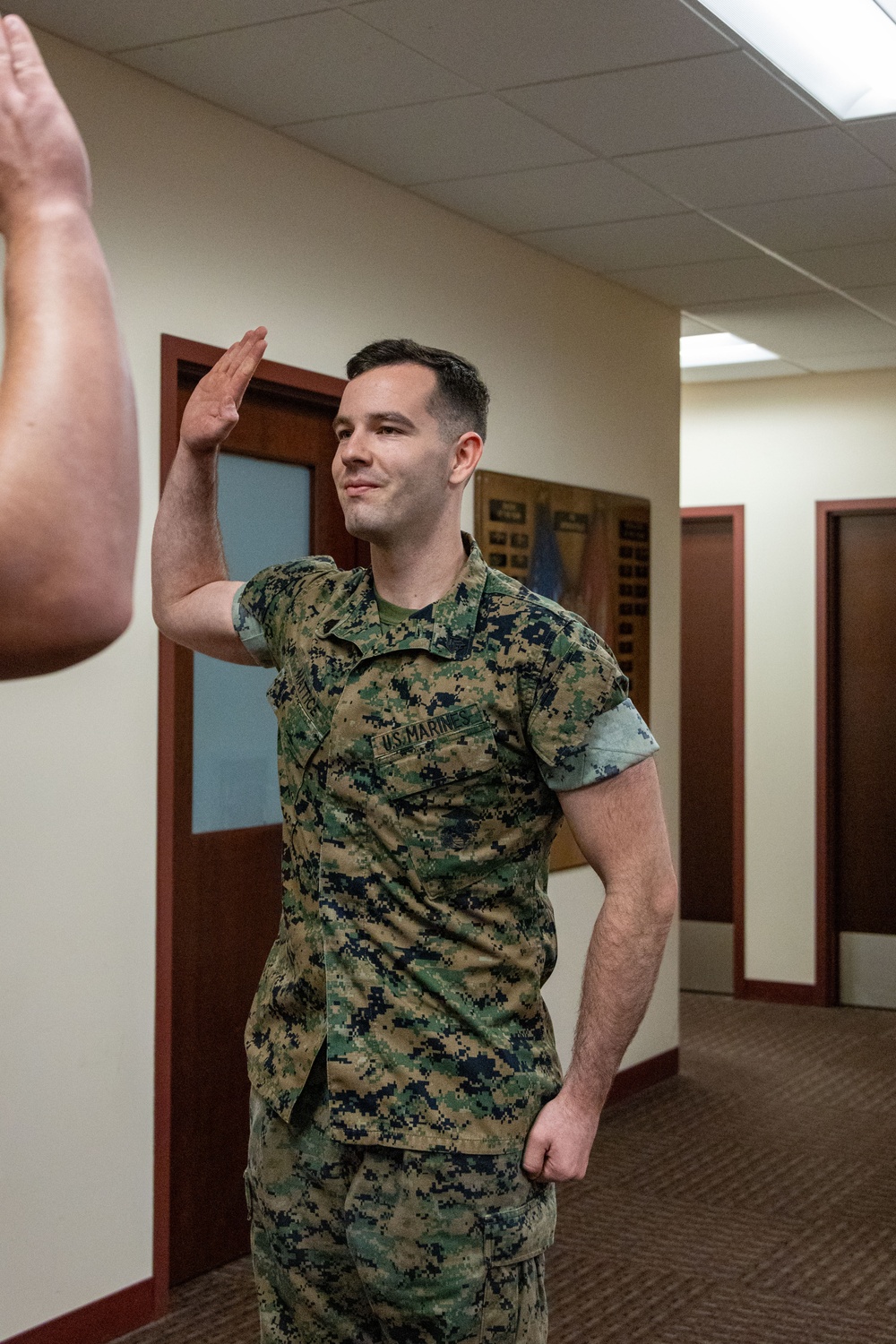 Sgt. Mattice's promotion