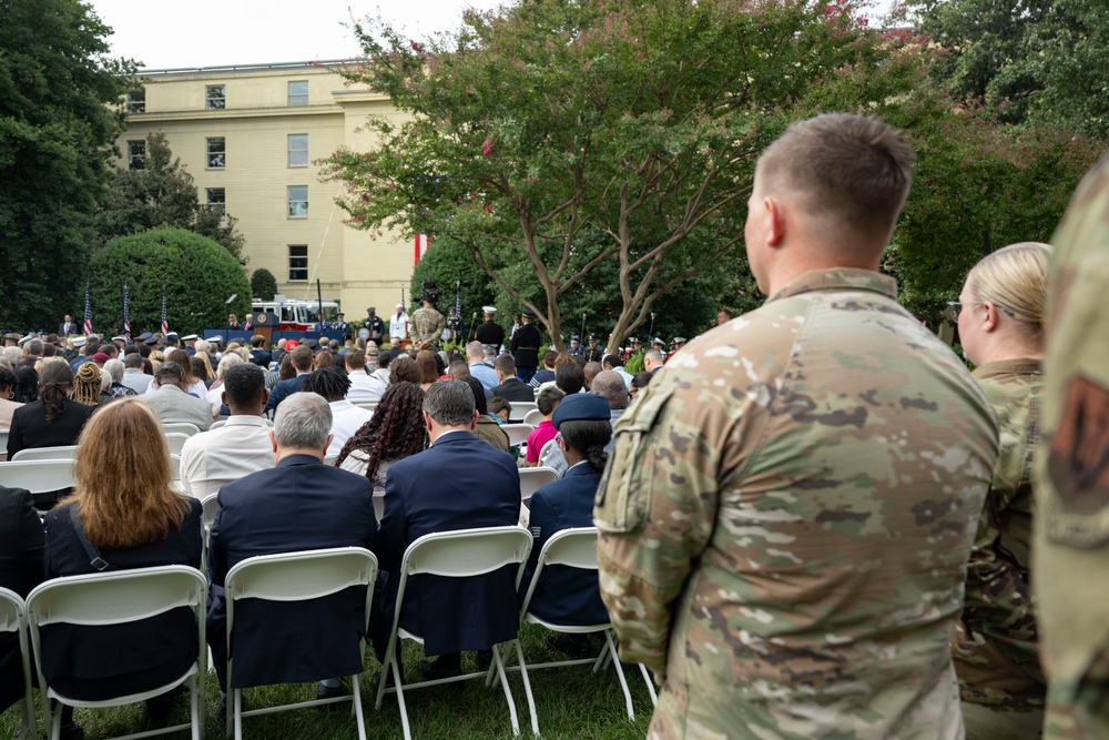 POTUS Attends 24th 9/11 Pentagon Observance Ceremony