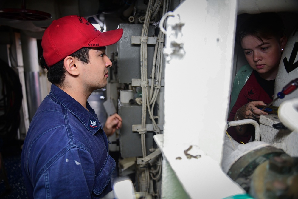 USS Carl Vinson conducts routine operations