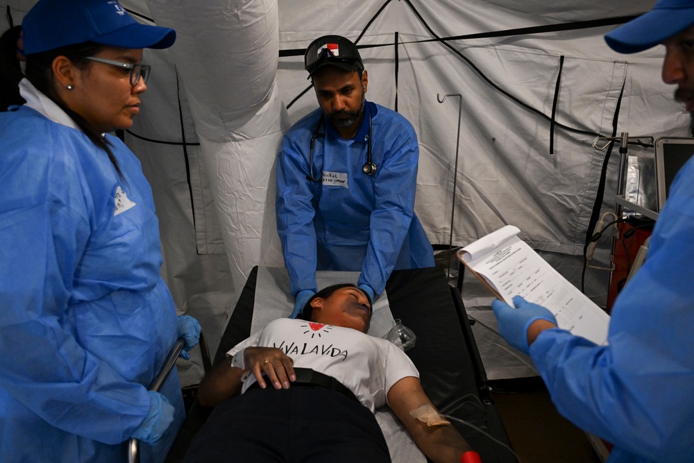 Emergency medical services conduct a MASCAL during PANAMAX