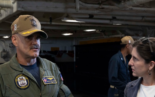 Principal Cyber Advisor Tours Makin Island