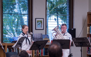 U.S. Pacific Fleet Band Chamber Ensemble Performs at Wailuku Public Library