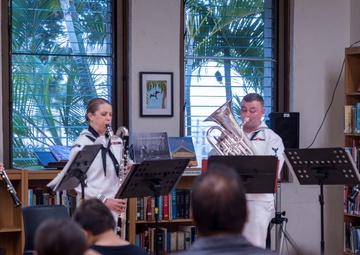 U.S. Pacific Fleet Band Chamber Ensemble Performs at Wailuku Public Library