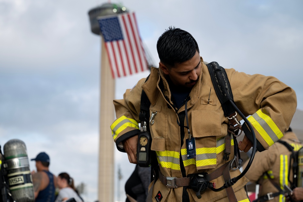 JBSA firefighters complete 9/11 climb challenge