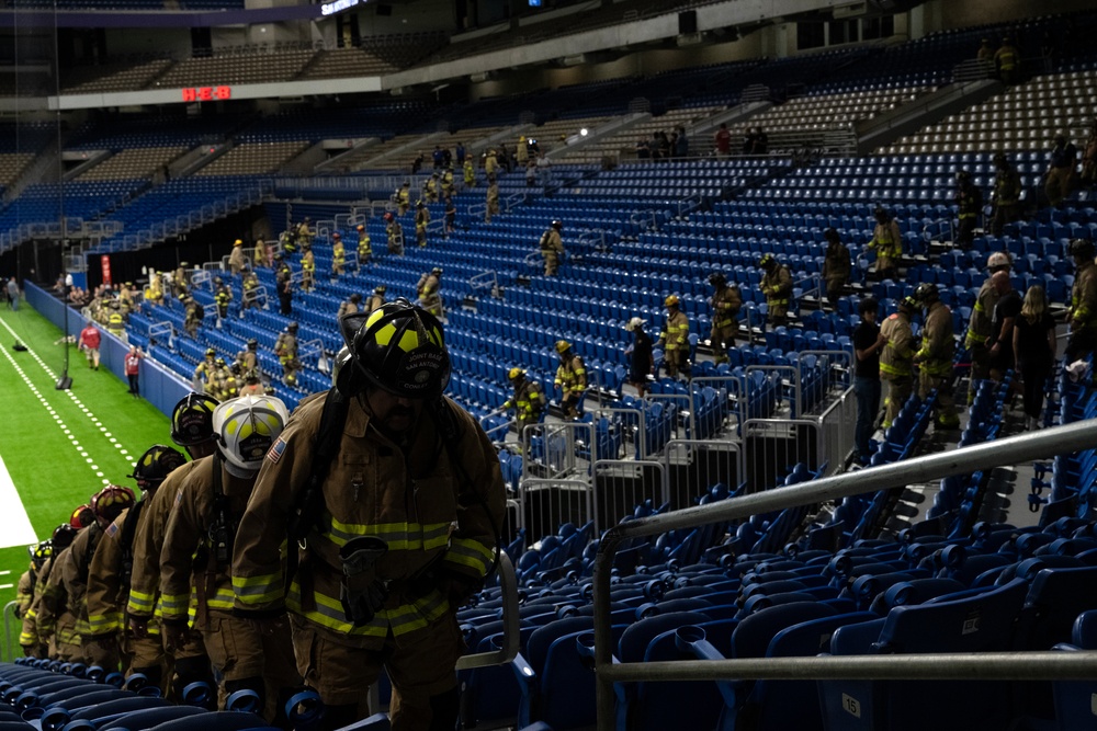 JBSA firefighters complete 9/11 climb challenge