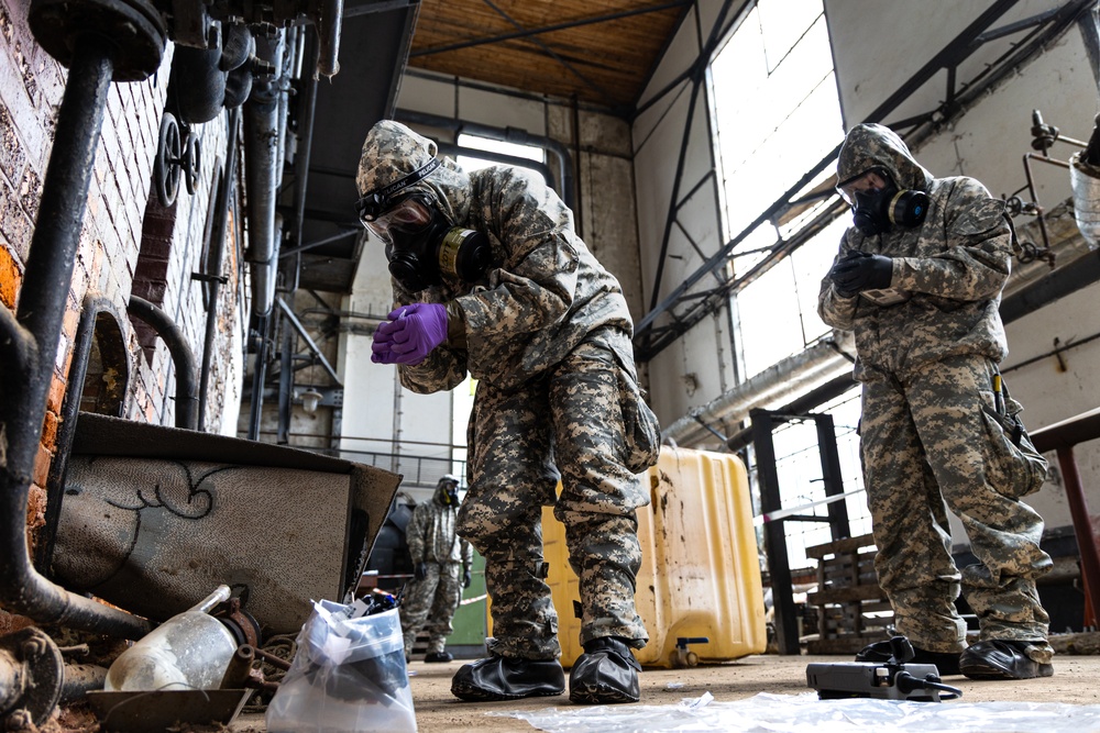 110th Chemical Battalion Conducts Live Chemical Agent Training during Toxic Valley 25